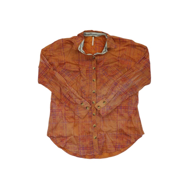 Free People Womens Shore Vibes Buttondown Top