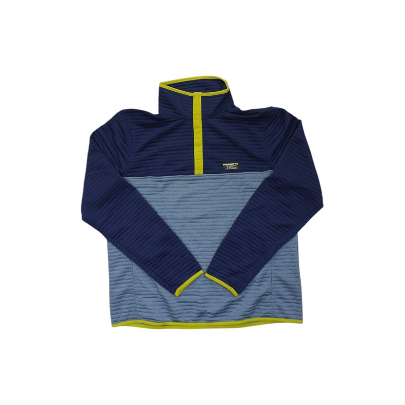 L.L.Bean Mens Airlight Knit Pullover Colorblock Top