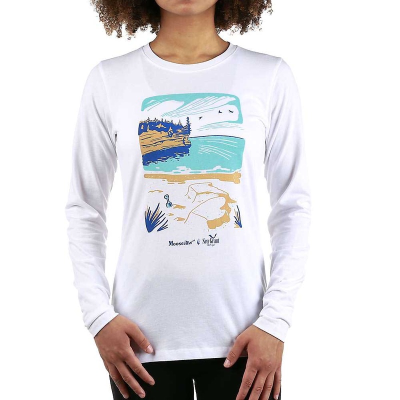 Moosejaw x Sea Grant Collab Womens LS Tee