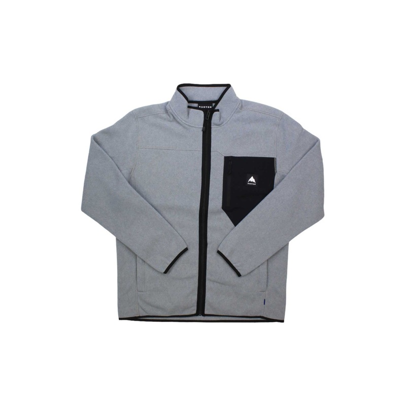 Burton Mens Cinder Full Zip Fleece Jacket