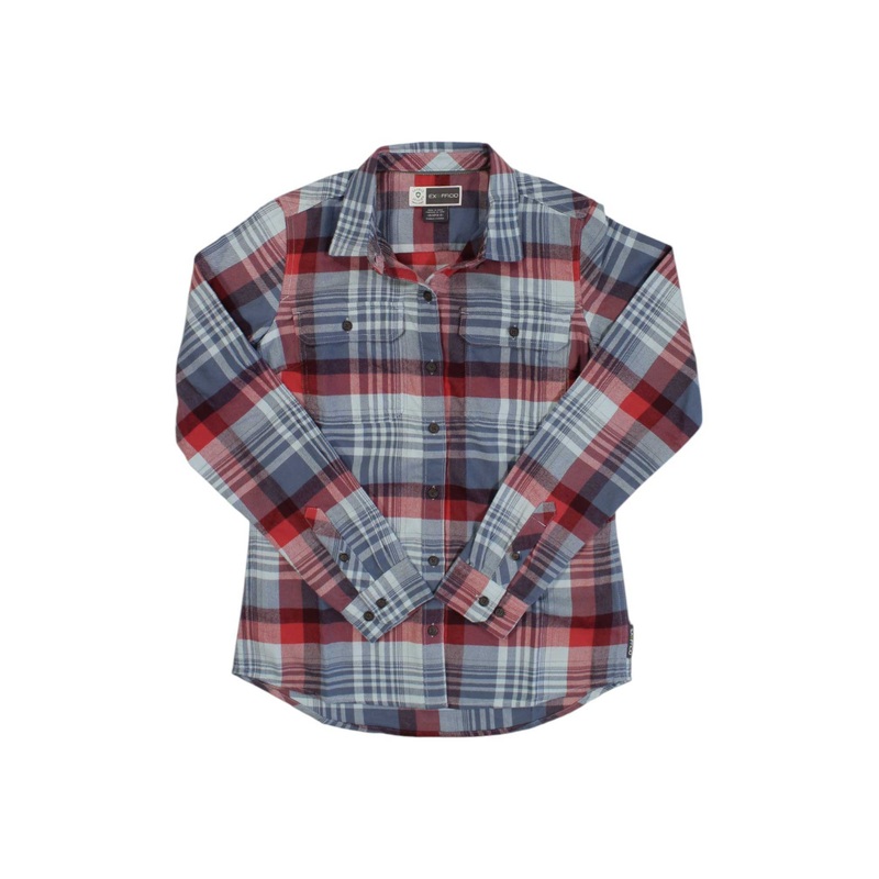 ExOfficio Womens BugsAway Redding Midweight Flannel LS Shirt