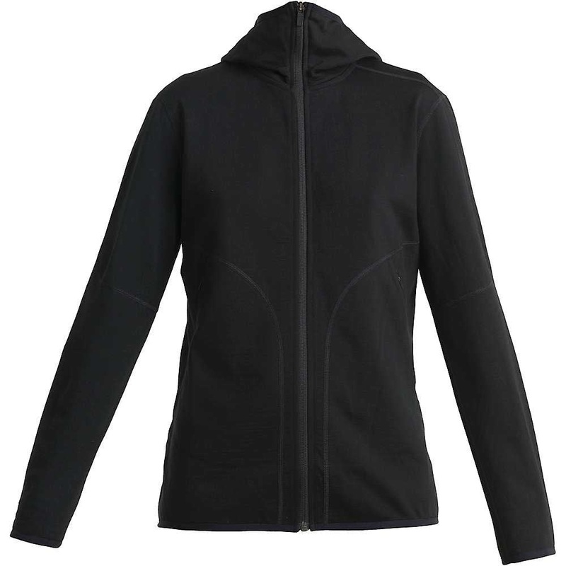 Icebreaker Womens Merino 560 Realfleece Elemental II LS Zip Hoodie