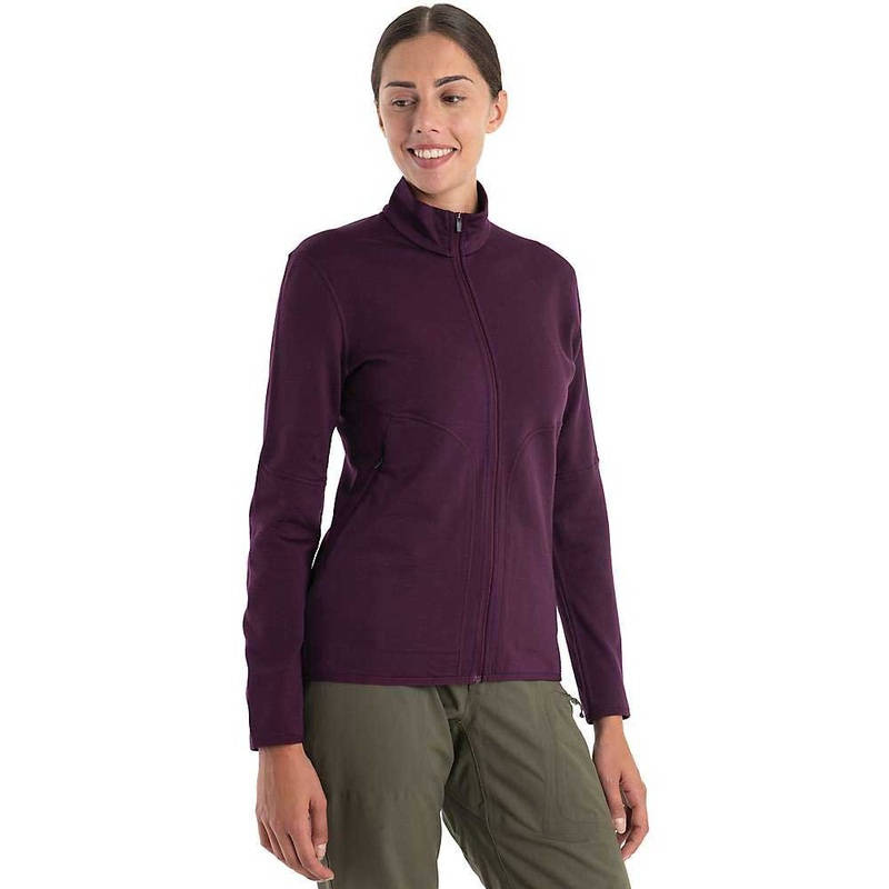 Icebreaker Womens Merino 560 Realfleece Elemental II LS Zip Jacket