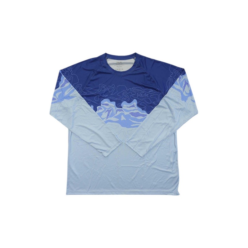 Huk Mens Pursuit Topo Marsh Top