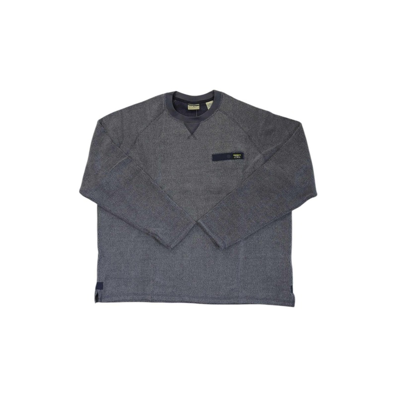 L.L.Bean Mens Tumbled Sherpa Crew Top