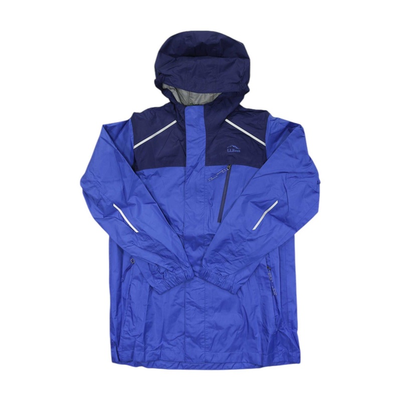 L.L.Bean Kids Color Block Trail Model Rain Jacket