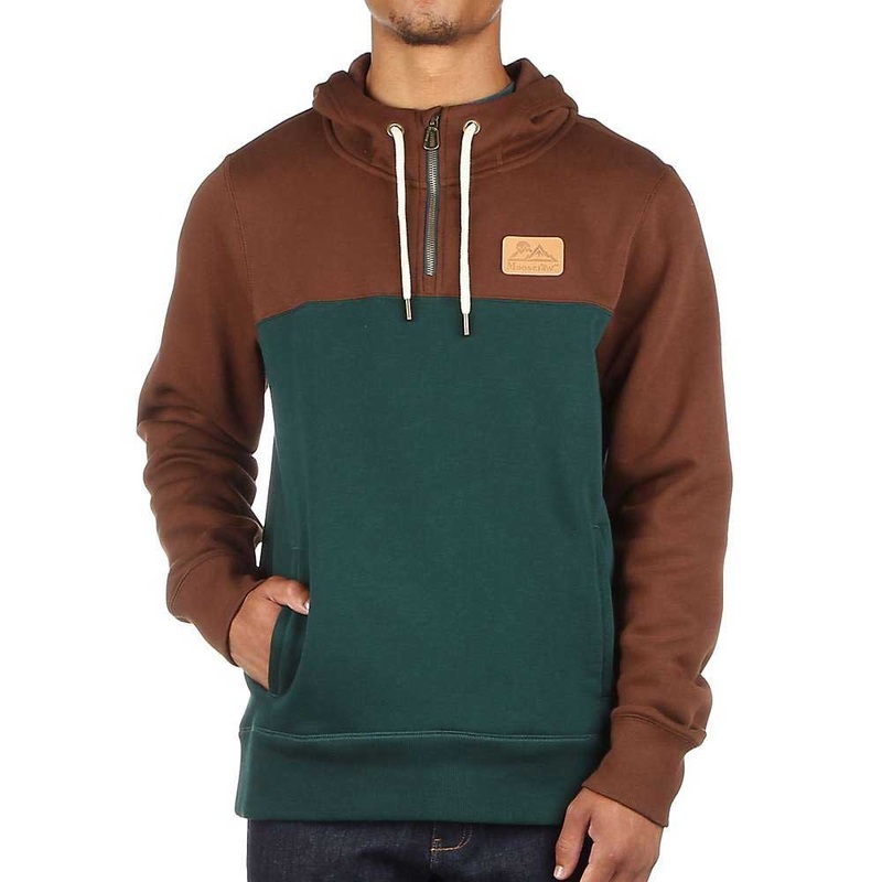 Moosejaw Mens Long Weekend 1/4 Zip Pullover Hoody