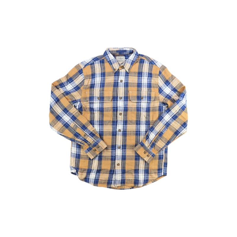 L.L.Bean Mens 1912 Field Flannel Slightly Fitted Plaid Shirt