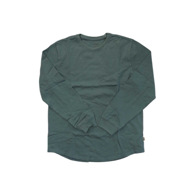 L.L.Bean Mens BeanBuilt Cotton Without Pocket LS Tee