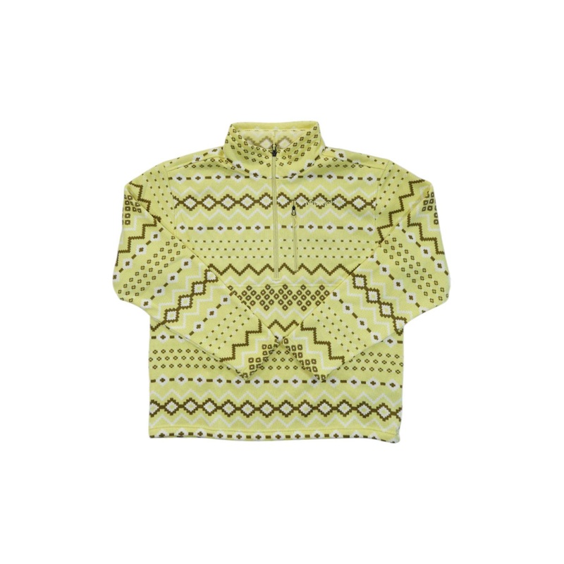 Marmot Mens Heavyweight Drop Line Printed 1/2 Zip Top