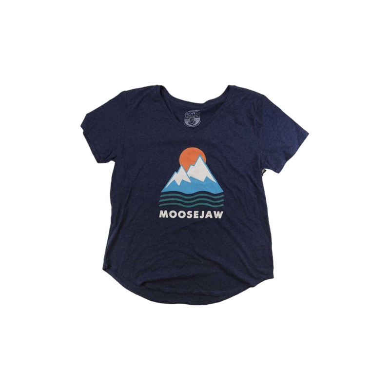 Moosejaw Womens Iceberg Salad Flowy V-Neck SS Tee