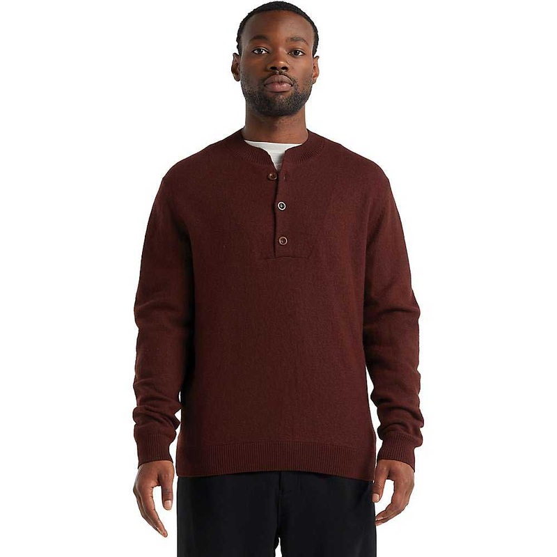 Icebreaker Mens Abbeyfield Half Button Sweater