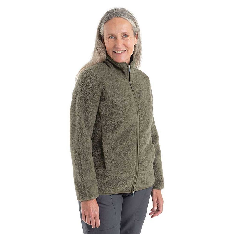 Icebreaker Womens RealFleece Sherpa LS Zip Jacket