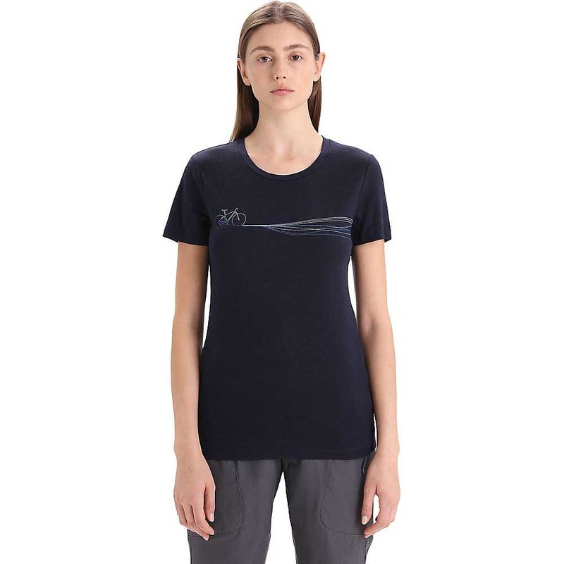 Icebreaker Womens Tech Lite II SS Tee - Cadence Path