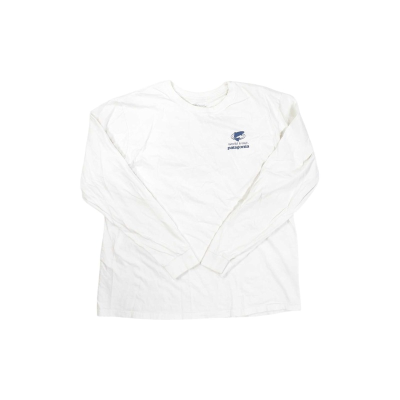 Patagonia Mens World Trout Slurped Long-Sleeved T-Shirt