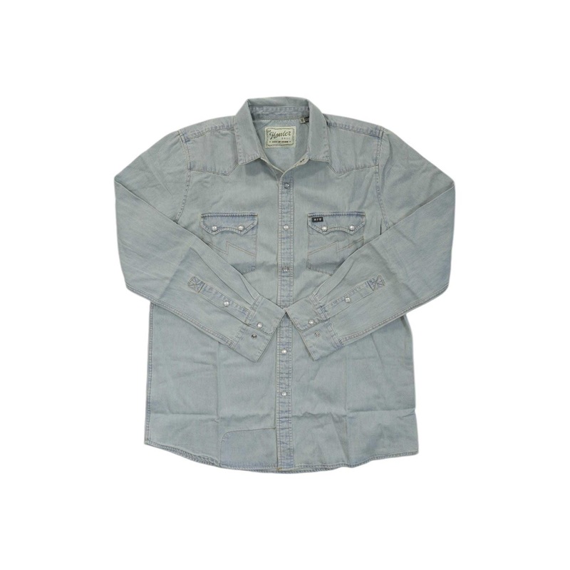 Howler Brothers Mens Dust Up Denim Shirt