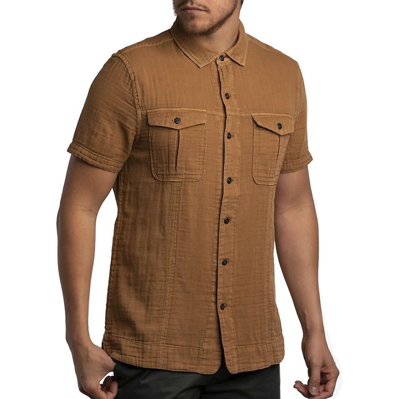 Jeremiah Mens Komo Pigment Double Cloth Top