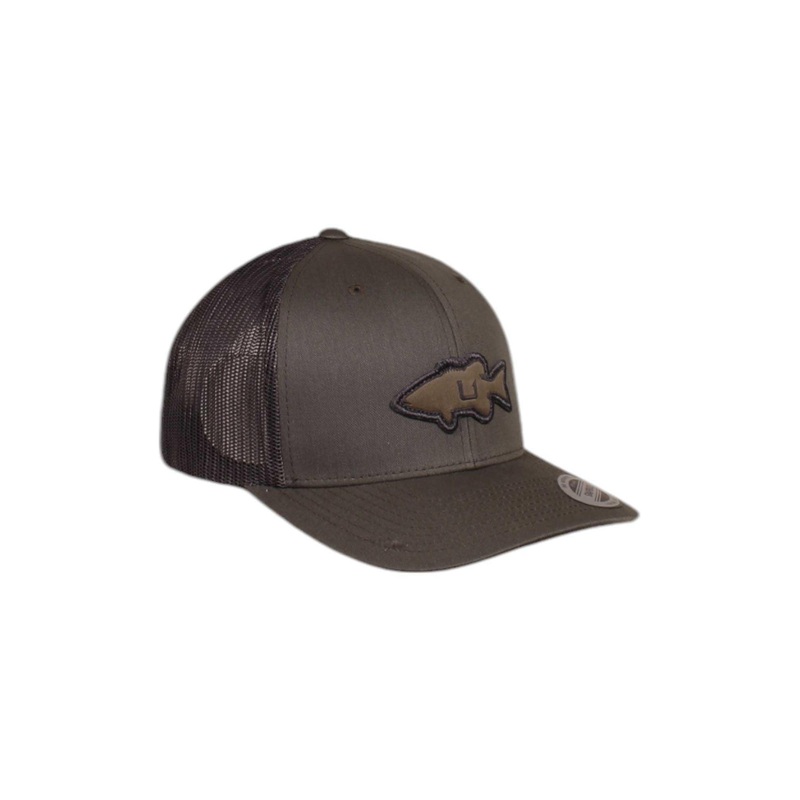 Huk Mens Bass Logo Trucker Cap