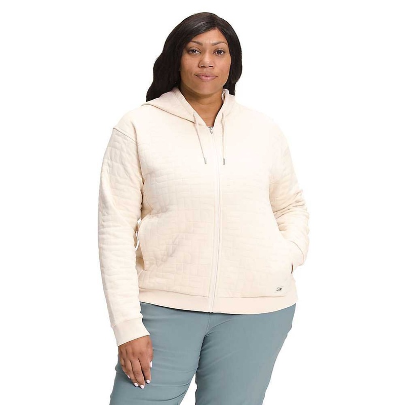 The North Face Womens Plus Longs Peak Quilted Full Zip Hoodie
