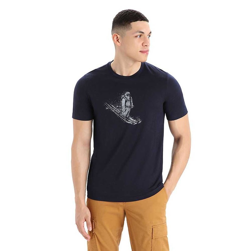 Icebreaker Mens Tech Lite II SS Tee - Skiing Yeti