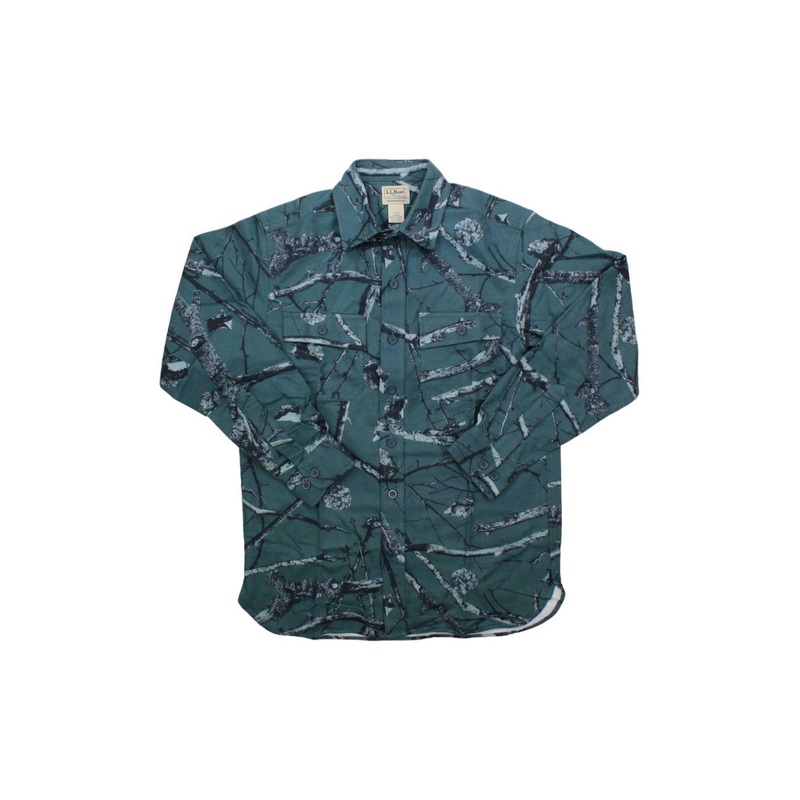 L.L.Bean Mens Chamois Printed Shirt