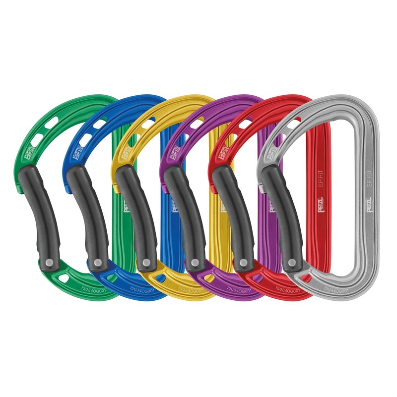 Petzl Spirit Bent Gate Carabiners Pack of 6