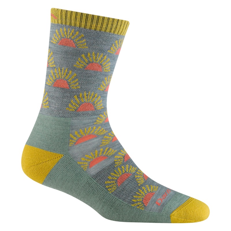 Darn Tough Ray Day Micro Crew Lightweight with Cushion Sock