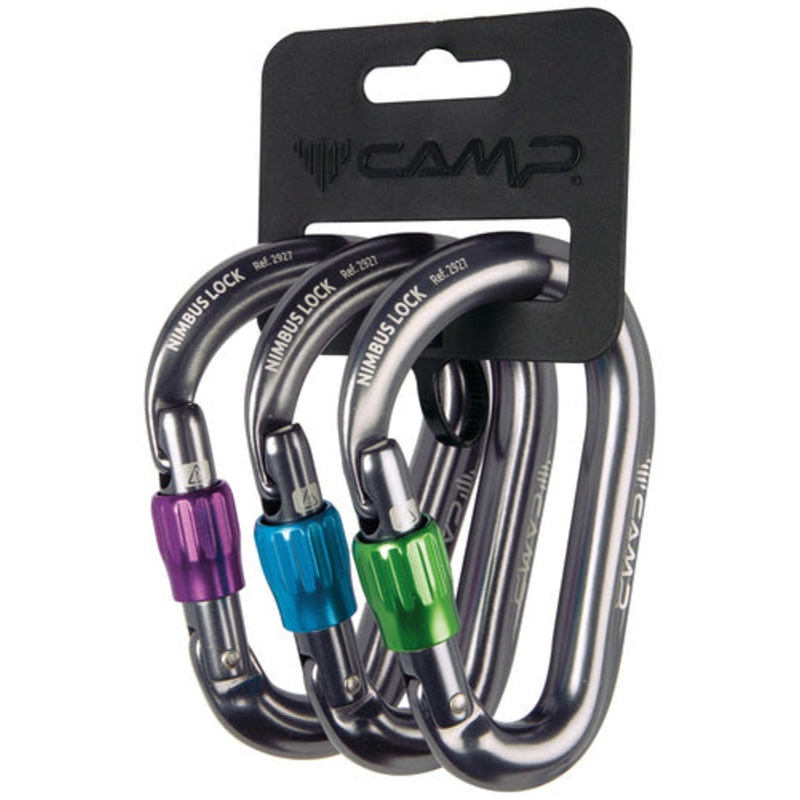 Camp USA Nimbus Lock Carabiner 3 Pack