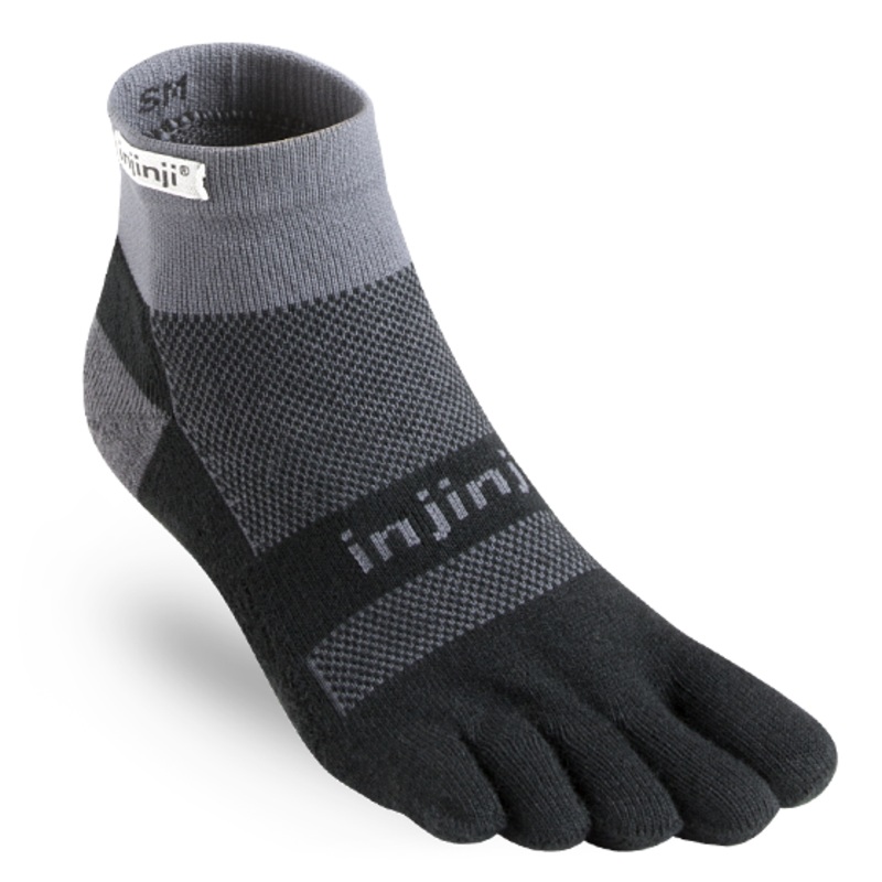 Injinji Run Midweight Mini-Crew Socks