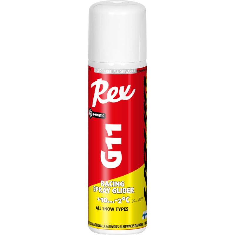 Rex G11 Yellow Spray Ski Glide Wax 150Ml