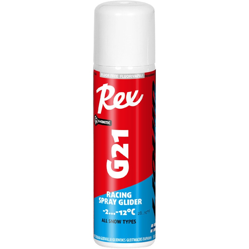 Rex G21 Blue Spray Ski Glide Wax 150Ml