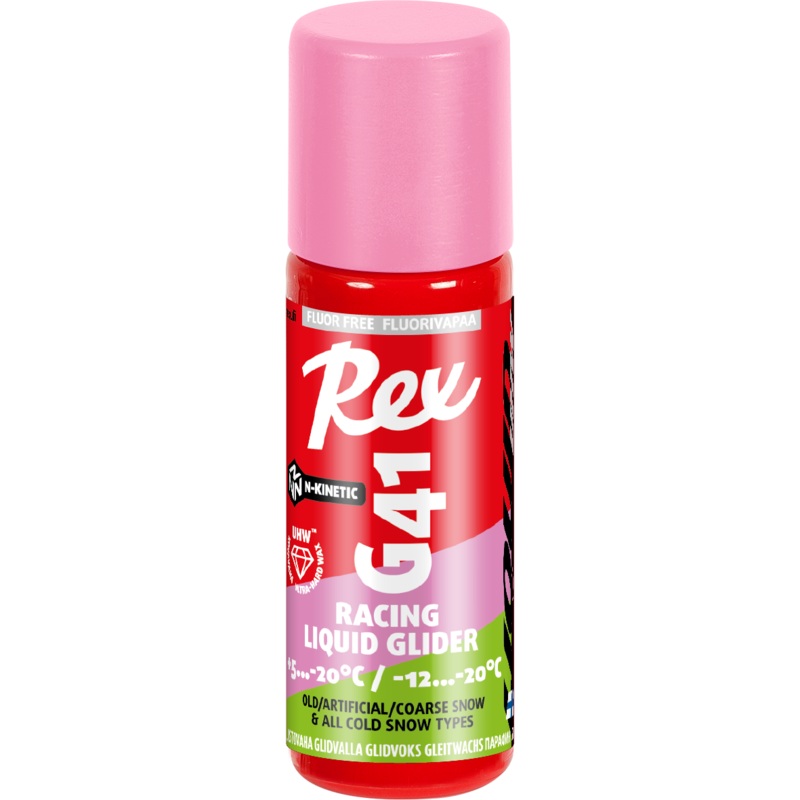 Rex G41 Uhw Pink/Green Spray Ski Glide Wax 150Ml