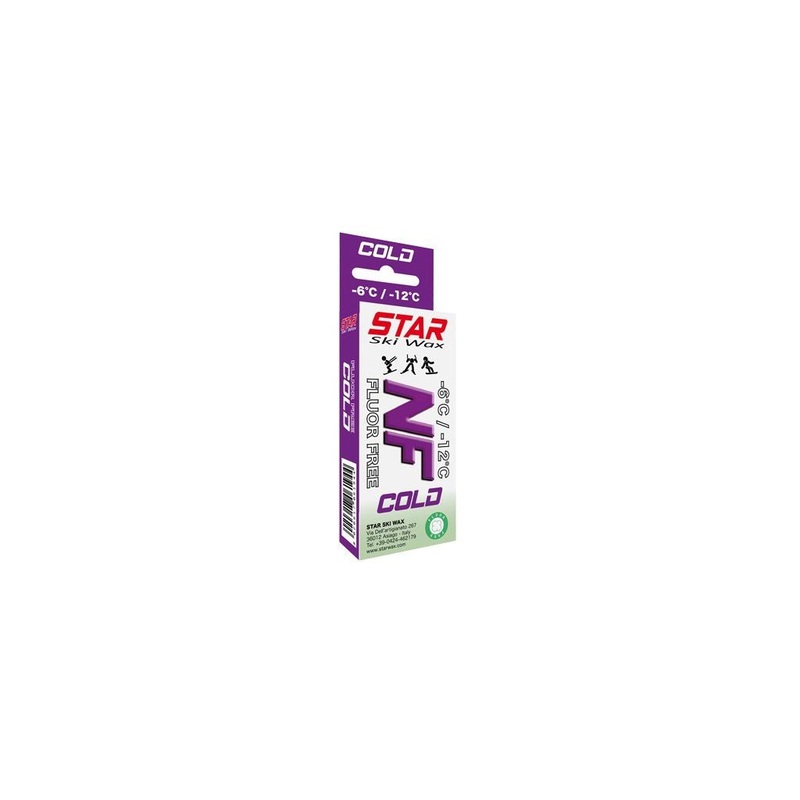 Star Nf Cold Non-Fluoro Ski Glide Wax 60 G