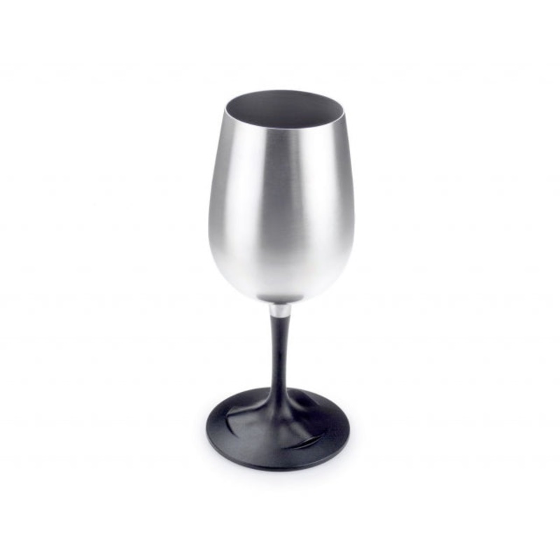GLACIER STAINLESS NESTING WINE GLASS O/S