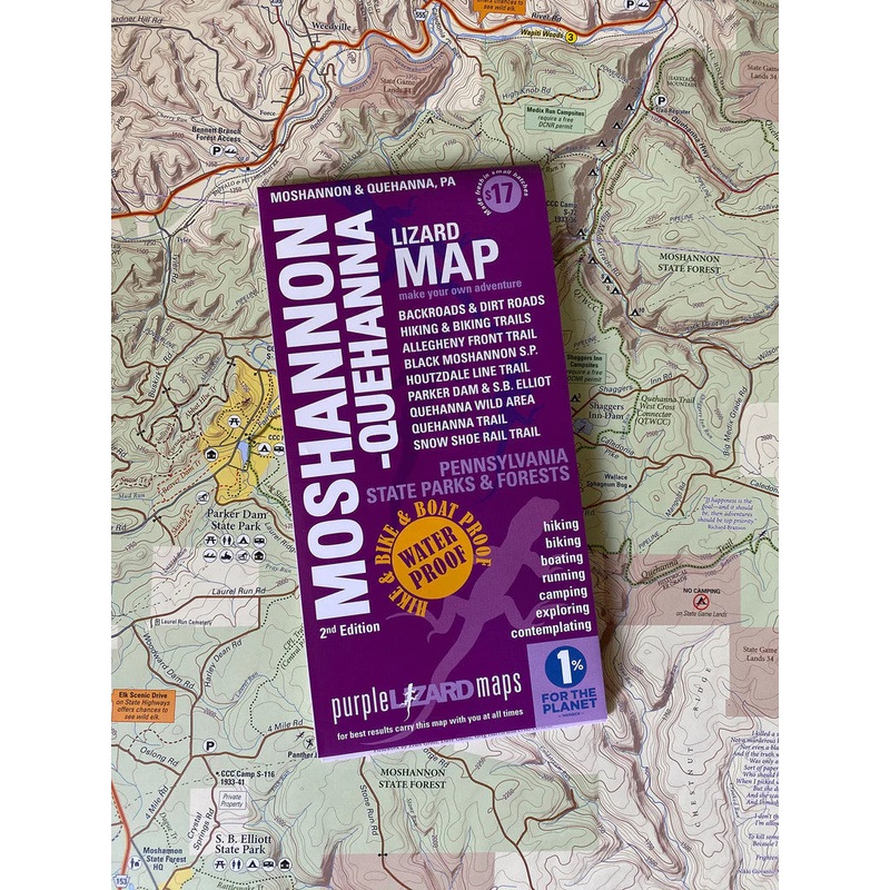 Purple Lizard Maps - Moshannon - Quehanna