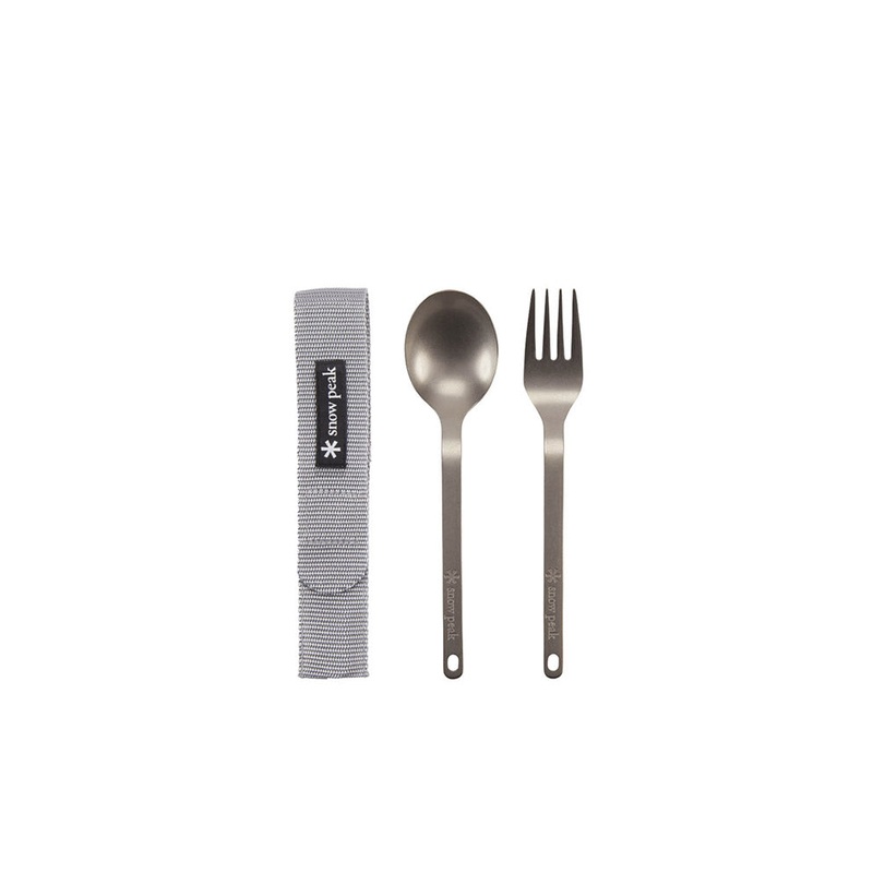 Titanium Fork & Spoon Set