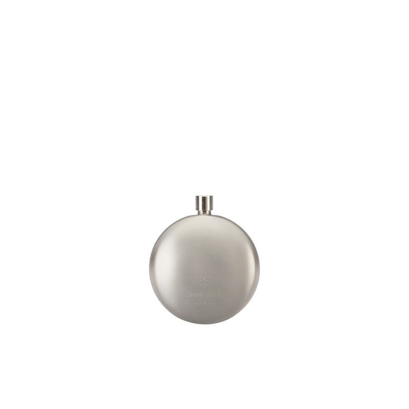 Titanium Curved Flask