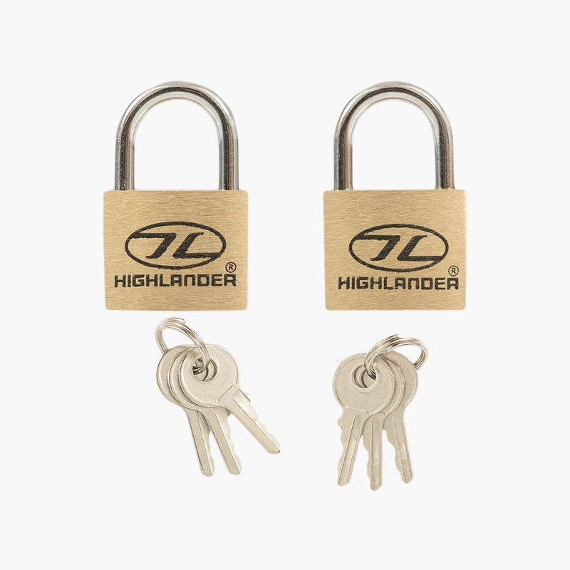 20mm Brass Padlocks (x2)