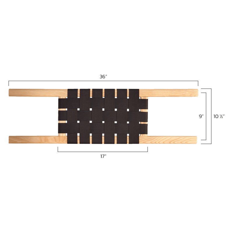 Trailhead Ash Web Canoe Seat - Bow