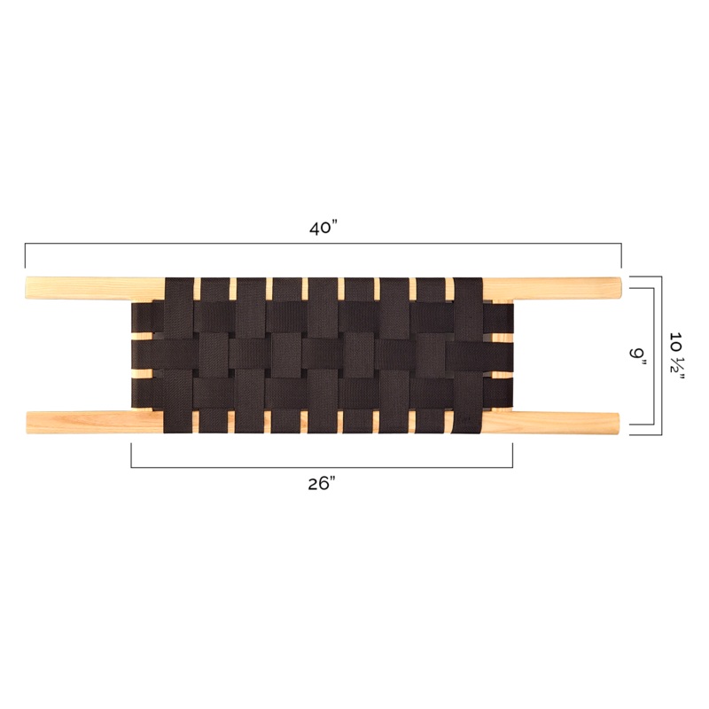 Trailhead Ash Web Canoe Seat - Center