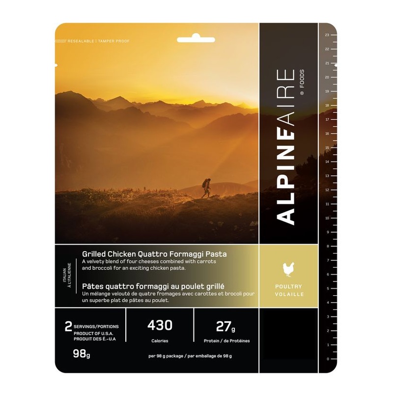 AlpineAire Grilled Chicken Quattro Fromaggi Pasta