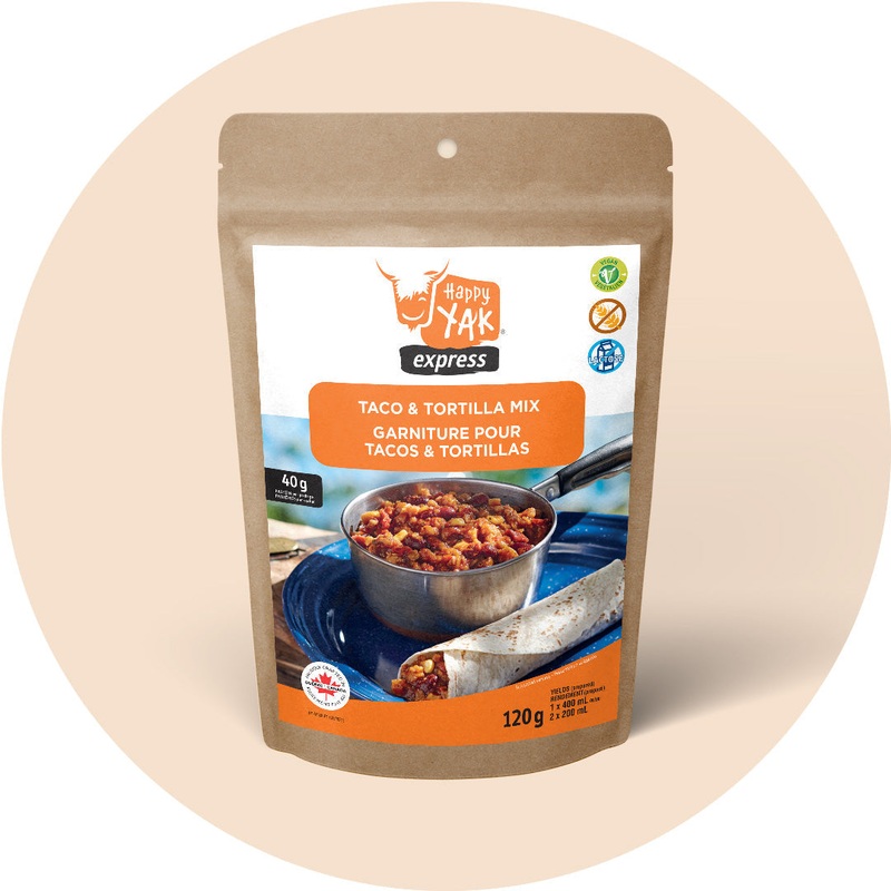 Happy Yak Vegetarian Taco and Tortilla Mix