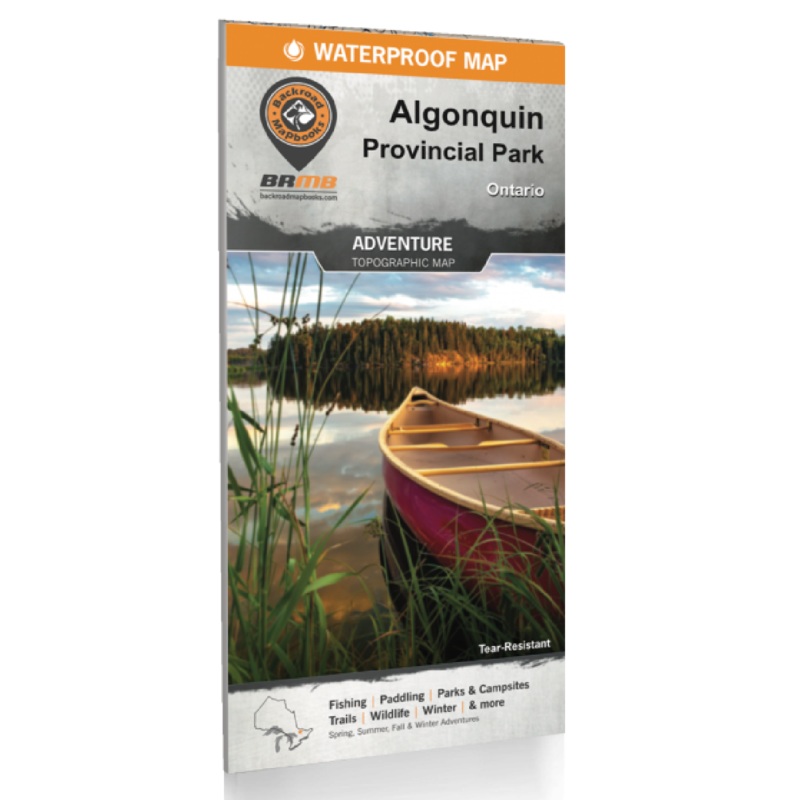 Backroad Mapbooks Algonquin Map - Waterproof