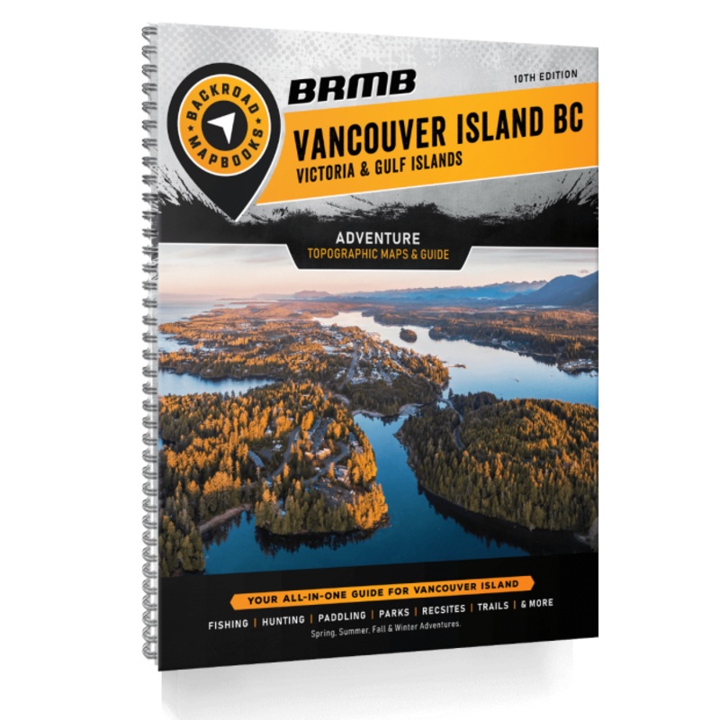 BRMB Vancouver Island BC. Victoria and Gulf Islands Mapbook 10th edition.