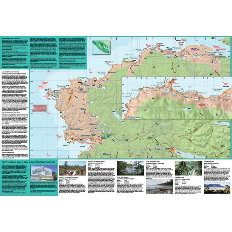Wild Coast Maps - Waterproof 'Deck topper' Mapsheets