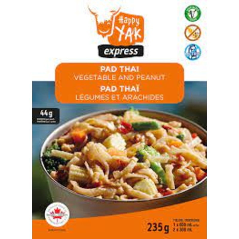 Happy Yak Pad Thai with Peanuts and Vegetables
