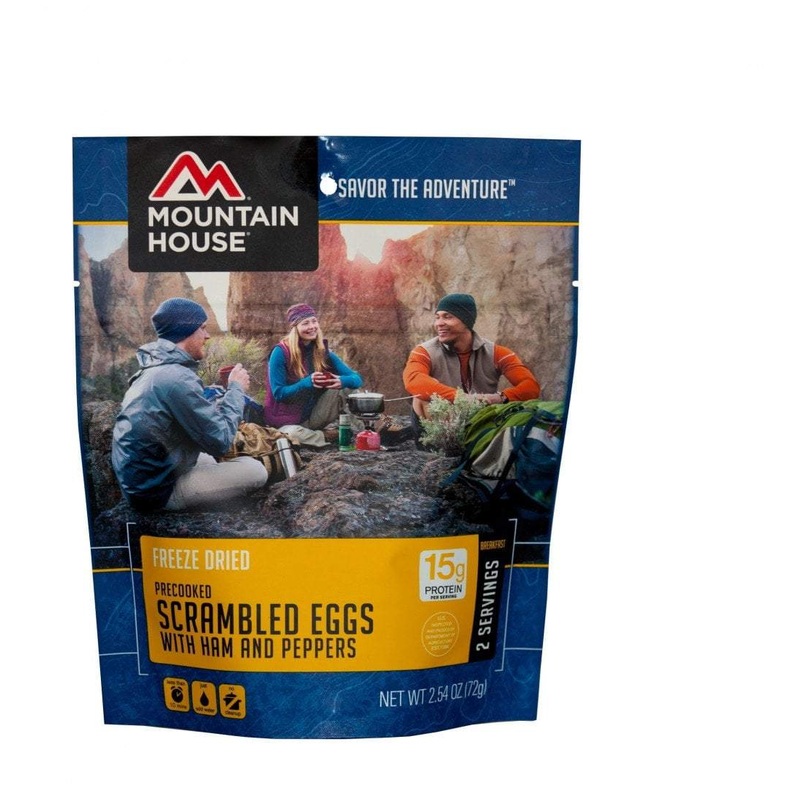 Mountain House Scrambled Eggs with Ham and Red & Green Peppers