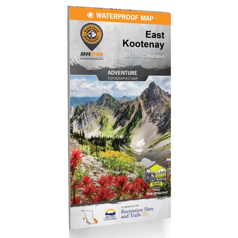 BRMB East Kootenay BC Waterproof Map