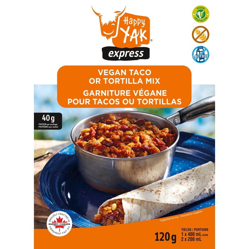 Happy Yak Taco & Tortilla Vegetarian Mix