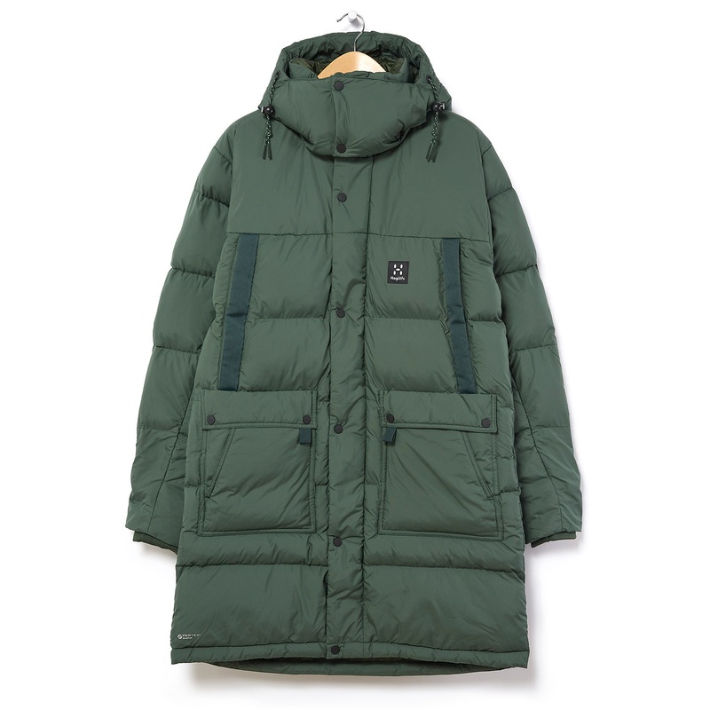 Haglfs Men's Floda Mimic Parka Jacket - Fjell Green/Seaweed Green